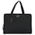 Borsa PRADA in nylon nero argento Auth ep15229 - vista 2