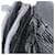 Borsa PRADA in nylon nero argento Auth ep15229 - vista 21