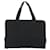 Borsa PRADA in nylon nero argento Auth ep15229 - vista 3