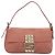 FENDI Studs Mamma Baguette Shoulder Bag Leather Pink Gold Tone Auth yk20664SAM Rosa - vista 2