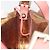 FENDI Studs Mamma Baguette Shoulder Bag Leather Pink Gold Tone Auth yk20664SAM Rosa - vista 20