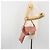 FENDI Studs Mamma Baguette Shoulder Bag Leather Pink Gold Tone Auth yk20664SAM Rosa - vista 24