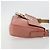 FENDI Studs Mamma Baguette Shoulder Bag Leather Pink Gold Tone Auth yk20664SAM Rosa - vista 4