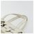 Borsa CHANEL in pelle bianca argento CC Auth bs36301A Bianco - vista 8