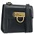 Borsa a tracolla Salvatore Ferragamo Gancini in pelle blu navy e oro Auth 192665 D'oro