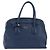 Prada Cuir Frame Double Zip Tote in pelle Saffiano Large Blu