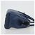 Prada Cuir Frame Double Zip Tote in pelle Saffiano Large Blu - vista 3