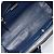 Prada Cuir Frame Double Zip Tote in pelle Saffiano Large Blu - vista 5