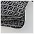 FENDI Zucchino Canvas Mamma Baguette Borsa a Spalla Navy Silver Auth ep15583 Argento Blu navy - vista 10