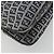 FENDI Zucchino Canvas Mamma Baguette Borsa a Spalla Navy Silver Auth ep15583 Argento Blu navy - vista 13