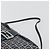 FENDI Zucchino Canvas Mamma Baguette Borsa a Spalla Navy Silver Auth ep15583 Argento Blu navy - vista 8