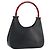 Borsa a mano GUCCI Bamboo in pelle nera 001 3761 Auth ep15613A Nero
