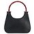 Borsa a mano GUCCI Bamboo in pelle nera 001 3761 Auth ep15613A Nero - vista 2