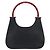 Borsa a mano GUCCI Bamboo in pelle nera 001 3761 Auth ep15613A Nero - vista 3