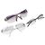 Céline Gafas de Sol CELINE Gucci Bulgari Metal 3 Set Gray Purple Auth bs36355 Castaño Púrpura