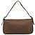 Borsa a tracolla FENDI Celeria Mamma Baguette in pelle marrone argento Auth yk20699SAM - vista 3