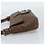 Borsa a tracolla FENDI Celeria Mamma Baguette in pelle marrone argento Auth yk20699SAM - vista 4