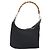 Borsa a Mano GUCCI Bamboo Nylon Nero Argento Autentica ep15413