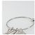 LOUIS VUITTON Portachiavi Round Charm Metal Silver M68854 LV Auth ar14134M Argento - vista 17