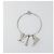 LOUIS VUITTON Portachiavi Round Charm Metal Silver M68854 LV Auth ar14134M Argento - vista 2