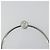 LOUIS VUITTON Portachiavi Round Charm Metal Silver M68854 LV Auth ar14134M Argento - vista 9