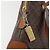 Céline Borsa CELINE Macadam Canvas PVC Pelle Marrone Oro Autentica 191819A D'oro - vista 14