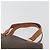 Céline Borsa CELINE Macadam Canvas PVC Pelle Marrone Oro Autentica 191819A D'oro - vista 8