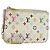 LOUIS VUITTON Monogram Multicolor Pochette Cles NM Tasche M93734 LV Auth 193869 Weiß