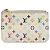LOUIS VUITTON Monogram Multicolor Pochette Cles NM Tasche M93734 LV Auth 193869 Weiß - Ansicht 13