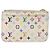LOUIS VUITTON Monogram Multicolor Pochette Cles NM Tasche M93734 LV Auth 193869 Weiß - Ansicht 2