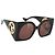 Occhiali da sole GUCCI in plastica nero e oro Auth bs36341 D'oro