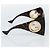 Occhiali da sole GUCCI in plastica nero e oro Auth bs36341 D'oro - vista 4