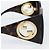 Occhiali da sole GUCCI in plastica nero e oro Auth bs36341 D'oro - vista 5