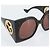 Occhiali da sole GUCCI in plastica nero e oro Auth bs36341 D'oro - vista 8