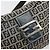 FENDI Zucchino Canvas Mamma Baguette Borsa a Spalla Navy Silver Auth ep15548A Argento Blu navy - vista 16