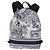 Zaino Christian Dior Toile de Jouy Nylon Navy White Auth ka5416M - vista 3