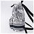 Zaino Christian Dior Toile de Jouy Nylon Navy White Auth ka5416M - vista 4