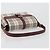 Borsa a mano BURBERRY Nova Check in tela Beige Gold Auth am12032V D'oro - vista 7