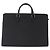 Borsa Business BURBERRY in pelle nera con dettagli argento Auth ep15311 Nero - vista 3