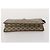 Sac pochette et sac cabas GUCCI GG Supreme en PVC et cuir 2 ensembles Beige Or Auth 192415 - vue 14