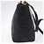 Bolsa Christian Dior Lady Dior Canage de couro 2way Preto Ouro Auth ep15594V Dourado - vista 5