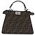 FENDI x FRGMT x POKMON Zucca Canvas Peek A Boo Dratini 8BN885 Auth ka5395SM Marrone Argento - vista 3