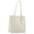 Borsa Tote Miu Miu in pelle bianco e argento Auth bs36295A