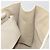 Borsa Tote Miu Miu in pelle bianco e argento Auth bs36295A - vista 21