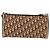 Borsa a tracolla Christian Dior Trotter Canvas Beige Oro Auth 193513 D'oro - vista 2