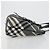Borsa Tote BURBERRY Nova Check in nylon nero argento Auth ep15157 - vista 4