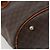 Edge Céline Borsa Tote CELINE Macadam Canvas PVC Pelle Marrone Oro Auth 194037 D'oro - vista 11