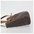 Edge Céline Borsa Tote CELINE Macadam Canvas PVC Pelle Marrone Oro Auth 194037 D'oro - vista 5