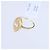 Autre Marque Unsignierter 18k GELBGOLD-RING mit Diamanten Weiß - Ansicht 2