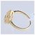 Autre Marque Unsignierter 18k GELBGOLD-RING mit Diamanten Weiß - Ansicht 7